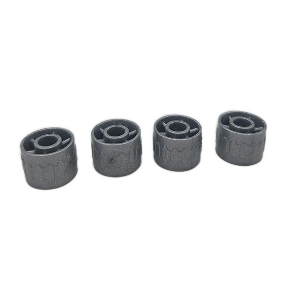 K'NEX Hub 18mm Grey 0.7" Gray Silver Lot Of 4 Replacement Parts Replace Pieces - Picture 1 of 6